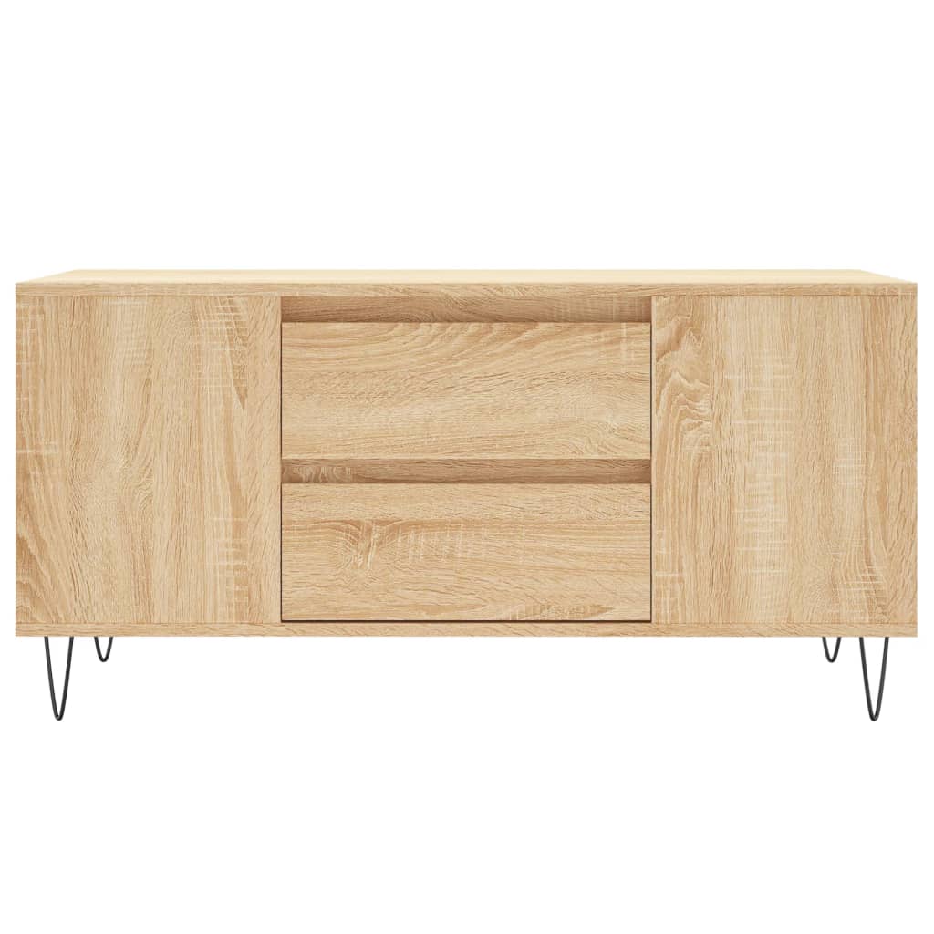 Coffee Table 102x44,5x50 cm Engineered Wood Sonoma oak