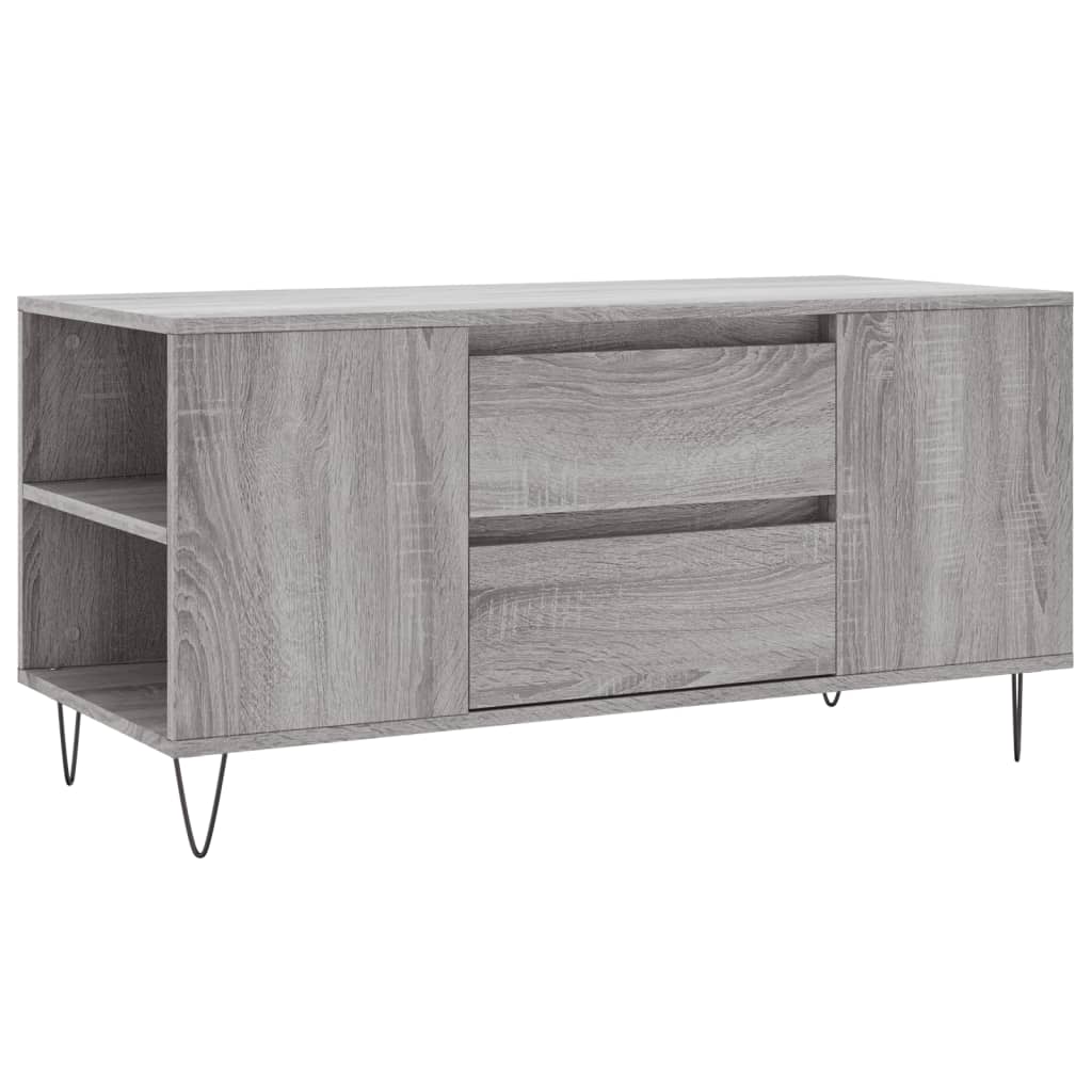 vidaXL Coffee Table Grey Sonoma 102x44.5x50 cm Engineered Wood 2