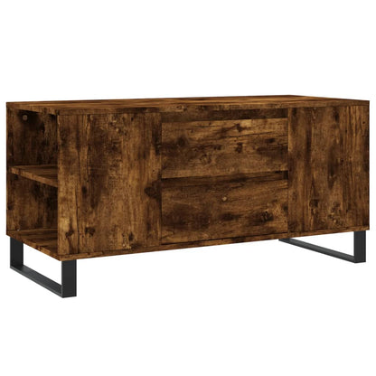 Coffee Table 102x44,5x50 cm Engineered Wood Smoked oak