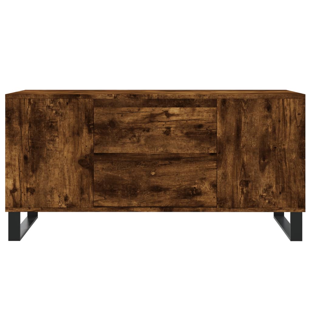 Coffee Table 102x44,5x50 cm Engineered Wood Smoked oak