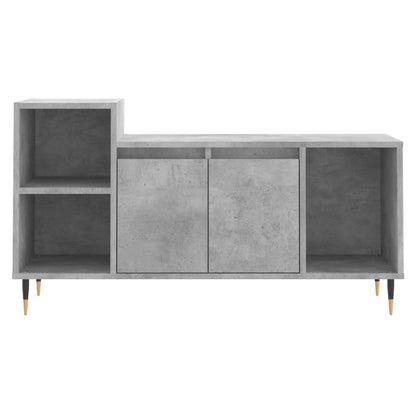 vidaXL TV Cabinet Concrete Grey 100x35x55 cm Engineered Wood 5