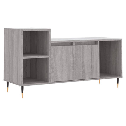 vidaXL TV Cabinet Grey Sonoma 100x35x55 cm Engineered Wood 2