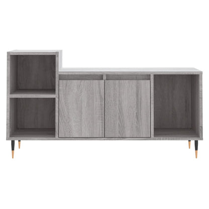 vidaXL TV Cabinet Grey Sonoma 100x35x55 cm Engineered Wood 5