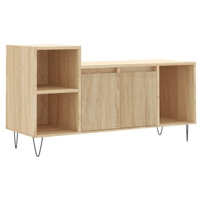 vidaXL TV Cabinet Sonoma Oak 100x35x55 cm Engineered Wood 2