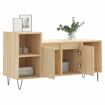 vidaXL TV Cabinet Sonoma Oak 100x35x55 cm Engineered Wood 4