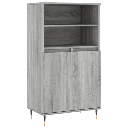 vidaXL Highboard Grey Sonoma 60x36x110 cm Engineered Wood 2