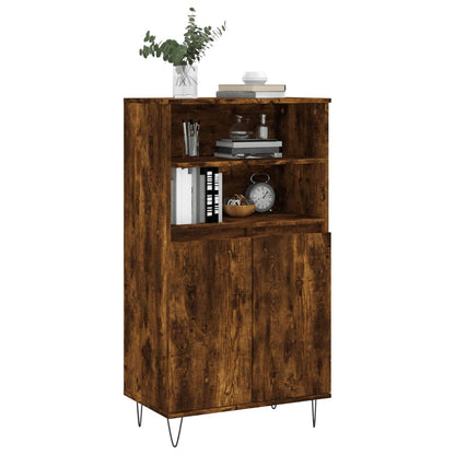 Highboard 60x36x110 cm Engineered Wood Smoked oak