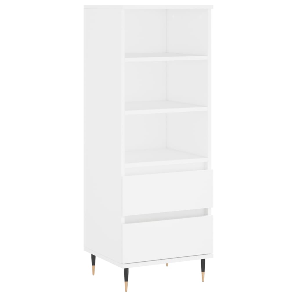 vidaXL Highboard White 40x36x110 cm Engineered Wood 2