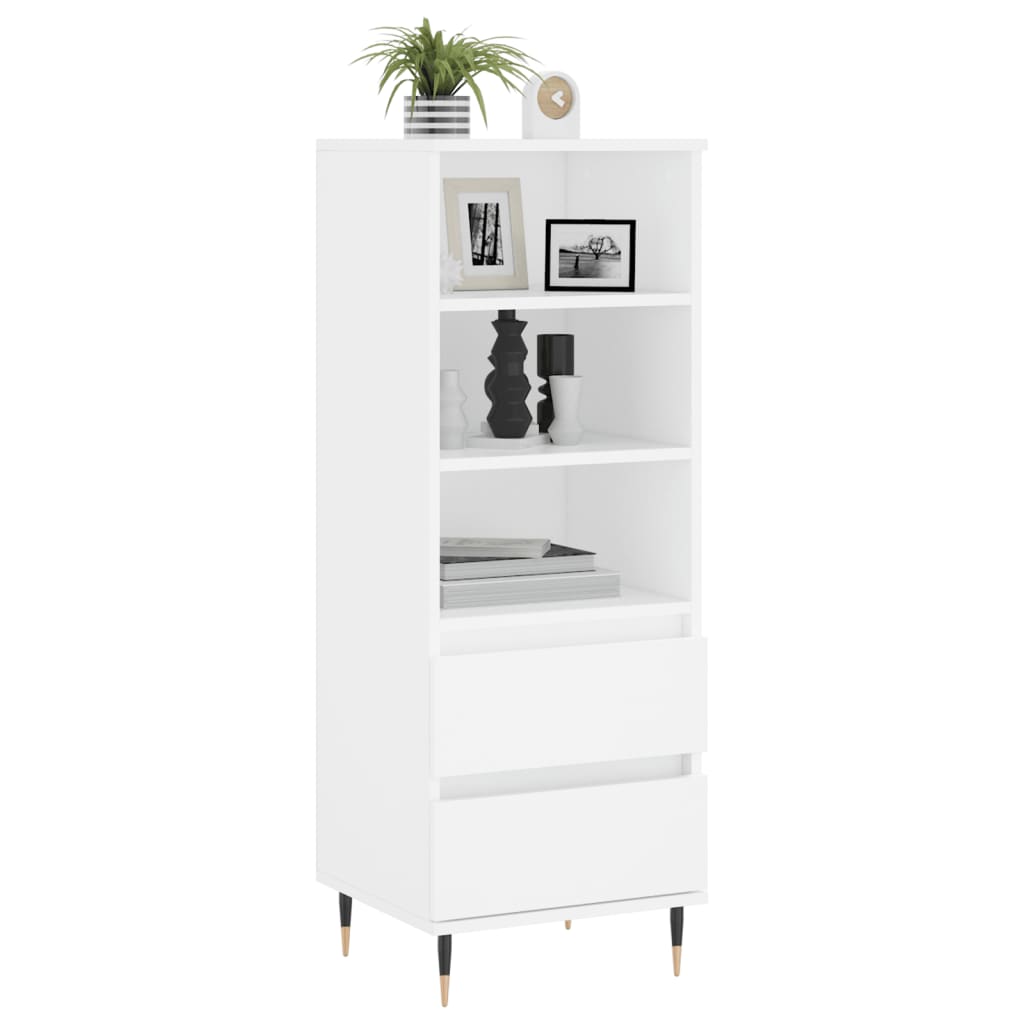 vidaXL Highboard White 40x36x110 cm Engineered Wood 3