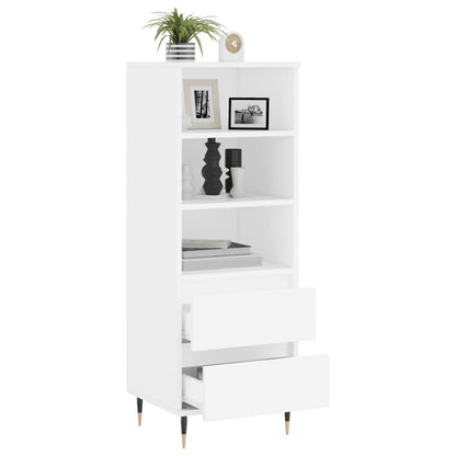 vidaXL Highboard White 40x36x110 cm Engineered Wood 4