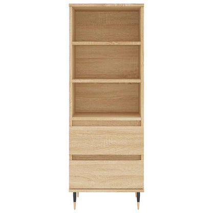 vidaXL Highboard Sonoma Oak 40x36x110 cm Engineered Wood 5
