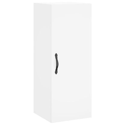 vidaXL Wall Mounted Cabinet White 34.5x34x90 cm Engineered Wood 2