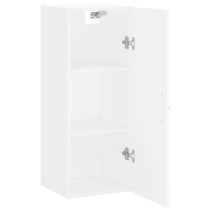 vidaXL Wall Mounted Cabinet White 34.5x34x90 cm Engineered Wood 5