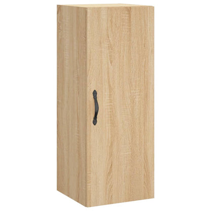 vidaXL Wall Mounted Cabinet Sonoma Oak 34.5x34x90 cm Engineered Wood 2
