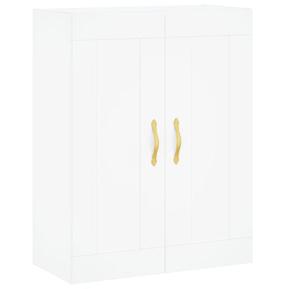 vidaXL Wall Mounted Cabinet White 69.5x34x90 cm Engineered Wood 2