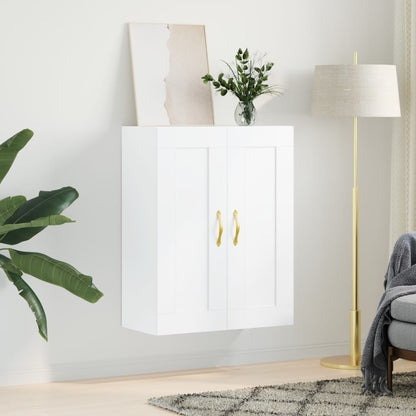 vidaXL Wall Mounted Cabinet White 69.5x34x90 cm Engineered Wood 3