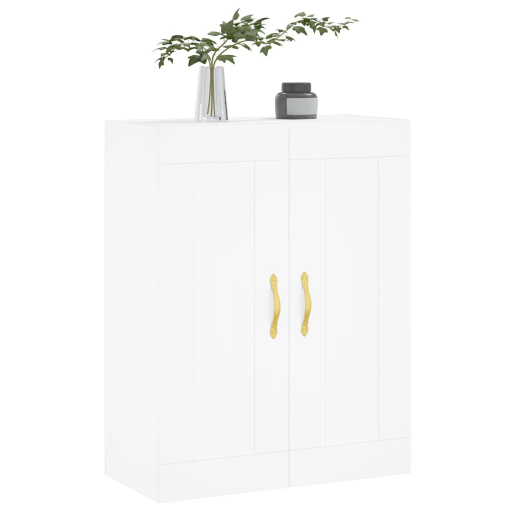 vidaXL Wall Mounted Cabinet White 69.5x34x90 cm Engineered Wood 4