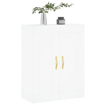 vidaXL Wall Mounted Cabinet White 69.5x34x90 cm Engineered Wood 4