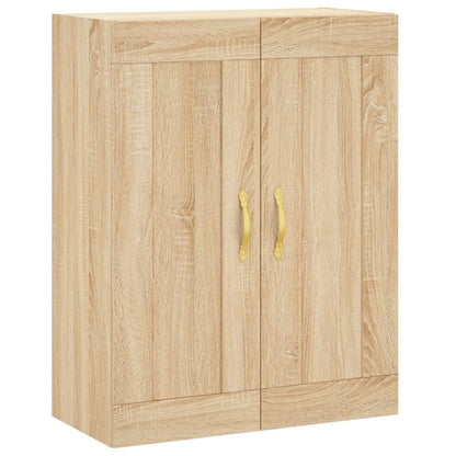 vidaXL Wall Mounted Cabinet Sonoma Oak 69.5x34x90 cm Engineered Wood 2