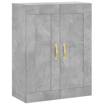 vidaXL Wall Mounted Cabinet Concrete Grey 69.5x34x90 cm Engineered Wood 2