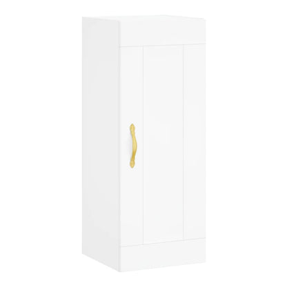 Wall Mounted Cabinet 34,5x34x90 cm Engineered Wood White