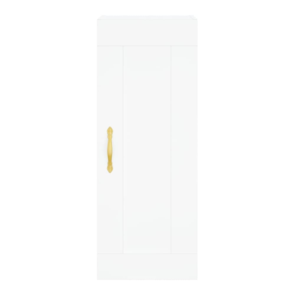 Wall Mounted Cabinet 34,5x34x90 cm Engineered Wood White