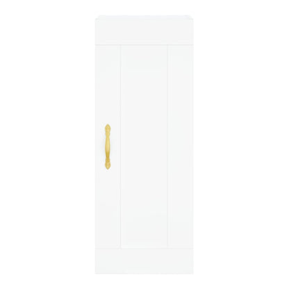 Wall Mounted Cabinet 34,5x34x90 cm Engineered Wood White