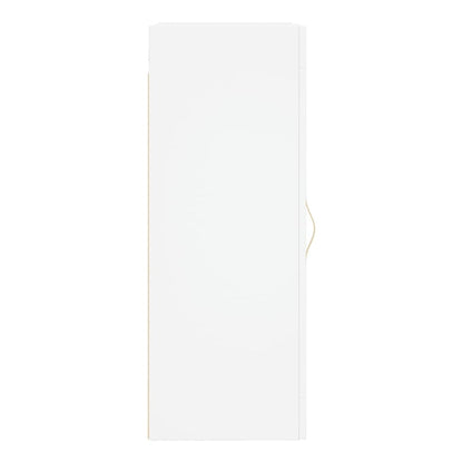 Wall Mounted Cabinet 34,5x34x90 cm Engineered Wood White