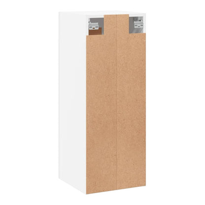 Wall Mounted Cabinet 34,5x34x90 cm Engineered Wood White