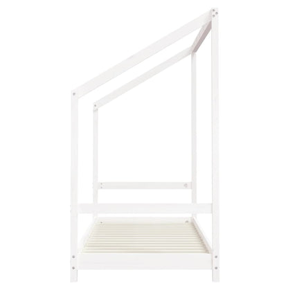 vidaXL Kids Bed Frame White 80x200 cm Solid Wood Pine 5