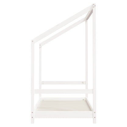 vidaXL Kids Bed Frame White 80x160 cm Solid Wood Pine 5
