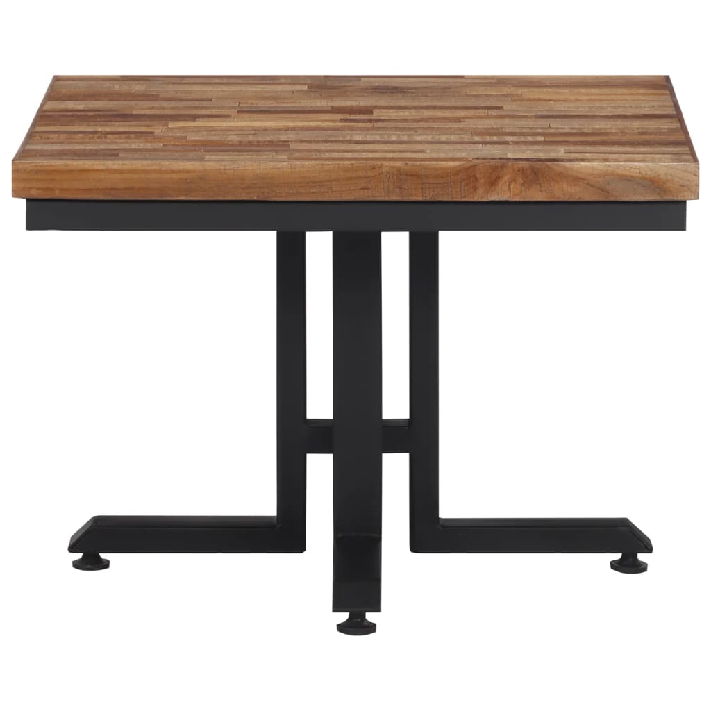 vidaXL Coffee Table 55x55x40 cm Solid Reclaimed Teak 4