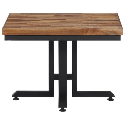 vidaXL Coffee Table 55x55x40 cm Solid Reclaimed Teak 4