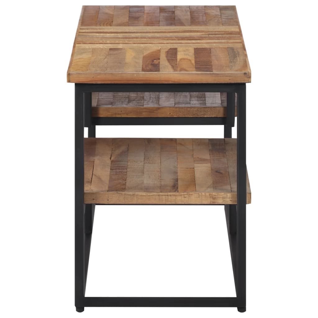 vidaXL TV Cabinet 110x30x39 cm Solid Reclaimed Teak 3