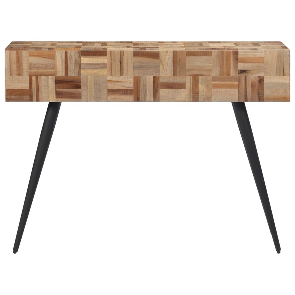 vidaXL Console Table 110x34x80 cm Solid Reclaimed Teak 2