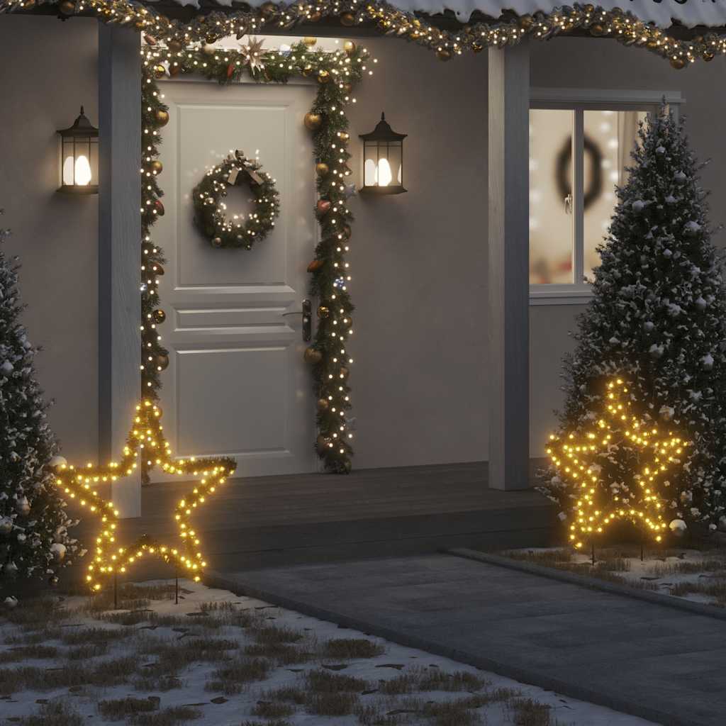 vidaXL Christmas Light Decoration with Spikes Star 115 LEDs 85 cm 1