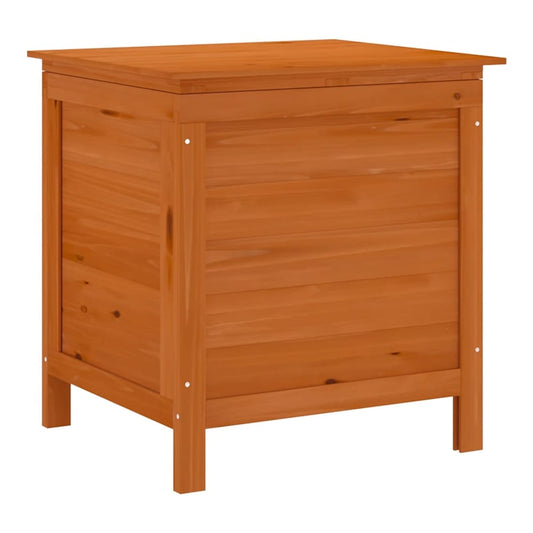 Garden Storage Box 50x49x56,5 cm Solid Wood Fir Height 56.5 cm Light brown
