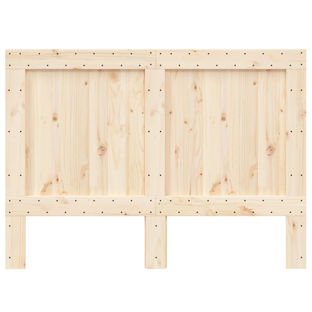 vidaXL Headboard 140x104 cm Solid Wood Pine 3