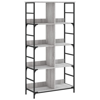 vidaXL Bookshelf Grey Sonoma 78.5x33x153 cm Engineered Wood 2