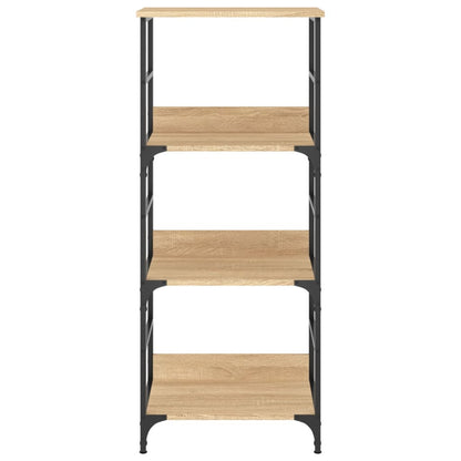vidaXL Bookshelf Sonoma Oak 50x33x117.5 cm Engineered Wood 4