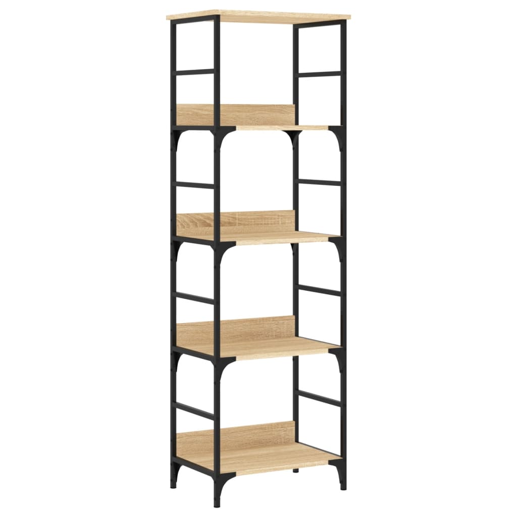 Bookshelf 50x33x153 cm Engineered Wood Height 153 cm Sonoma oak