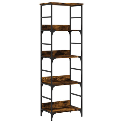 Bookshelf 50x33x153 cm Engineered Wood Height 153 cm Smoked oak
