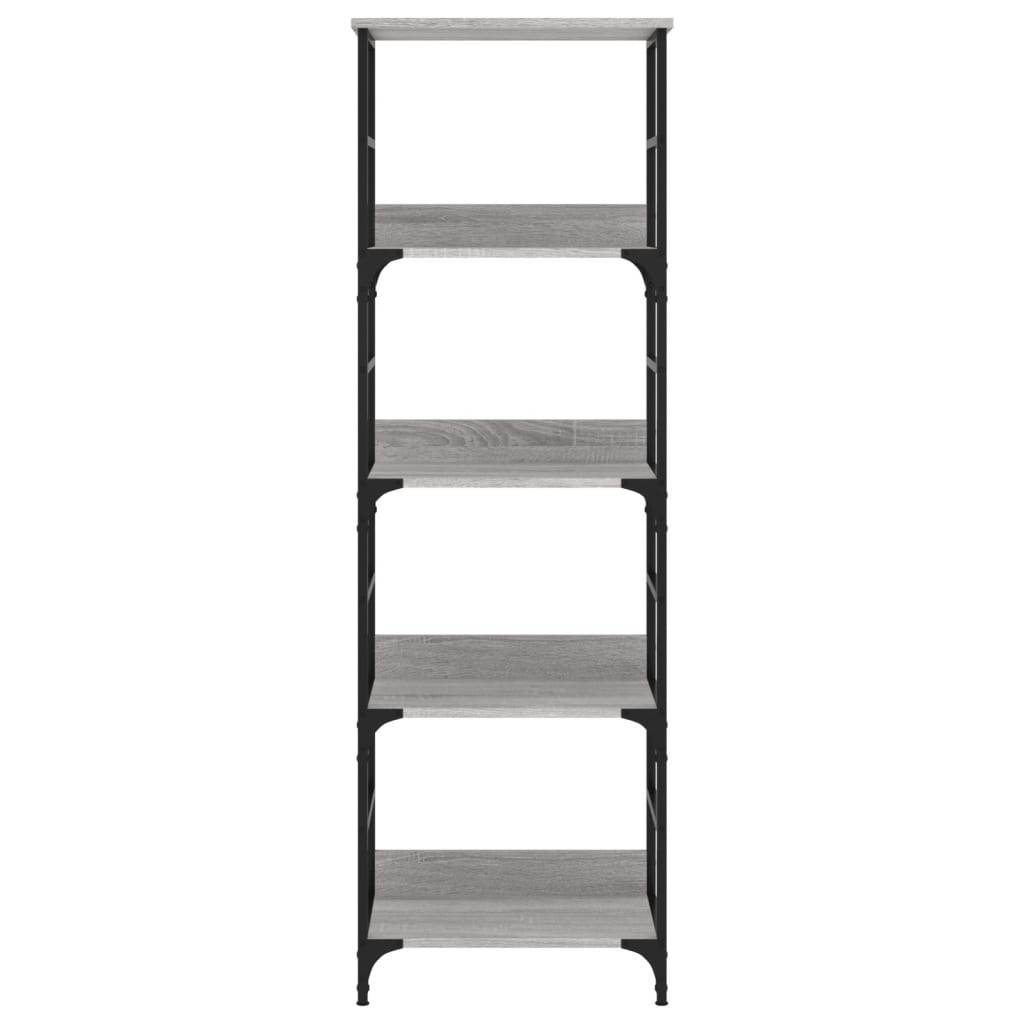 Bookshelf 50x33x153 cm Engineered Wood Height 153 cm Grey sonoma