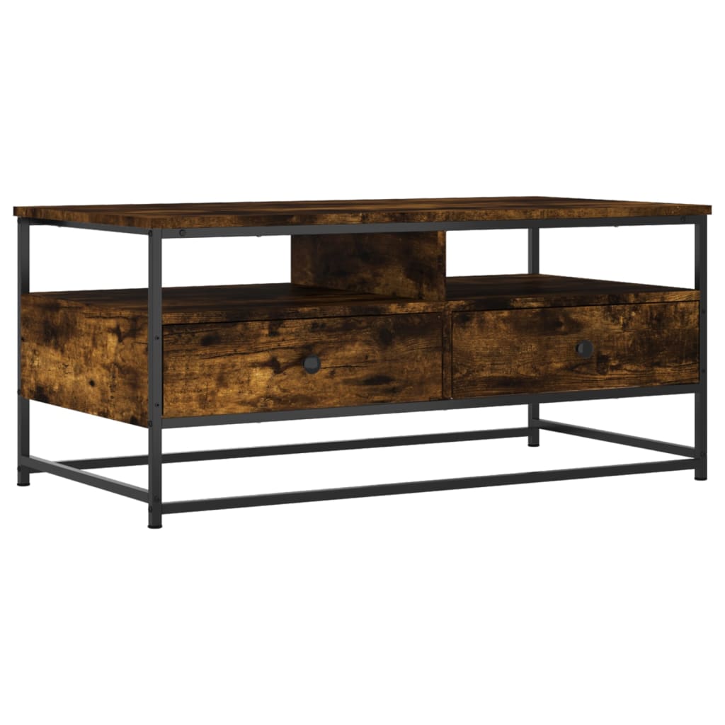 Coffee Table Engineered Wood Smoked oak