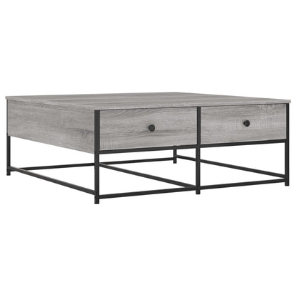 vidaXL Coffee Table Grey Sonoma 100x99x40 cm Engineered Wood 2