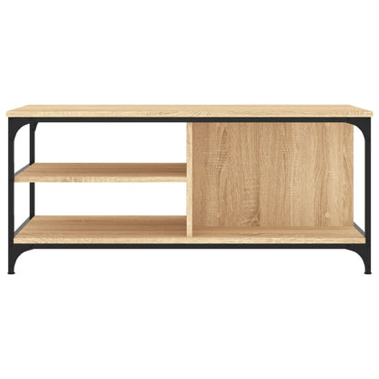 vidaXL Coffee Table Sonoma Oak 100x50x45 cm Engineered Wood 4