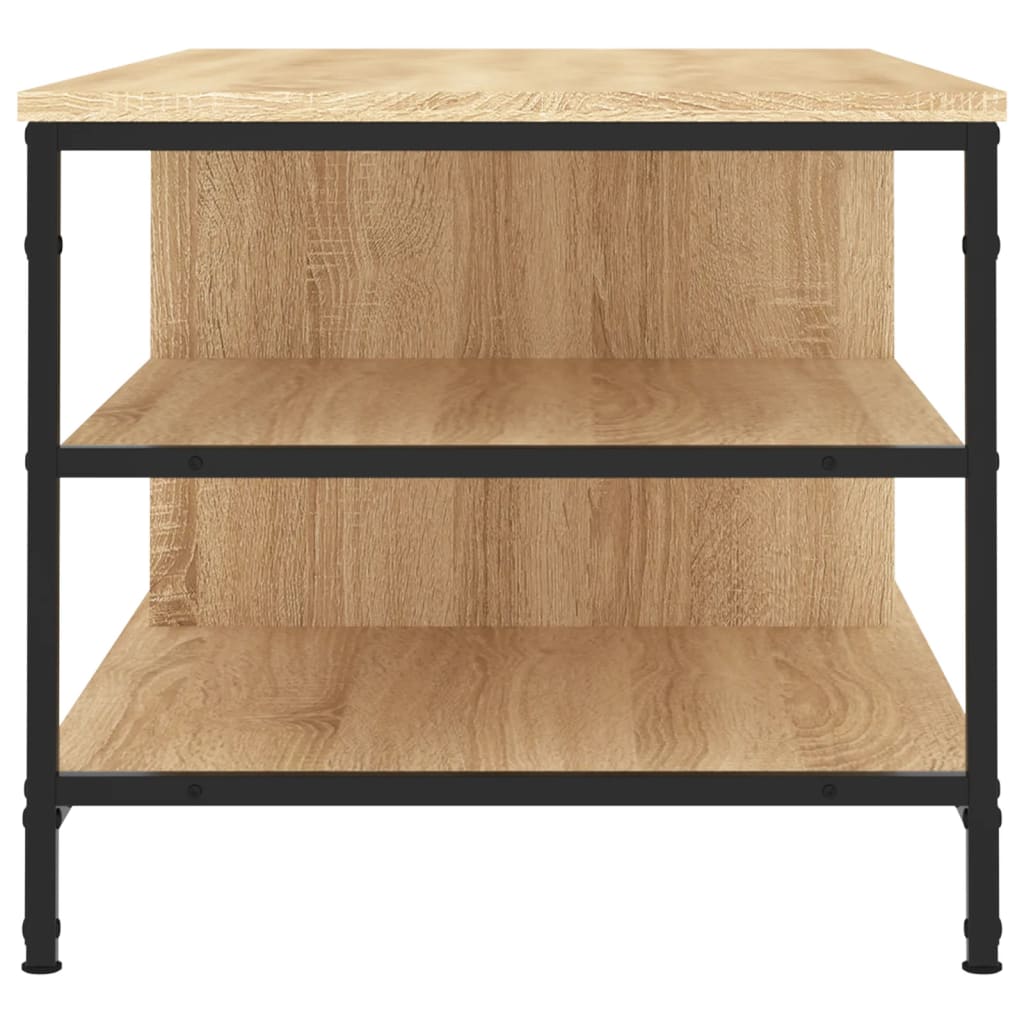 vidaXL Coffee Table Sonoma Oak 100x50x45 cm Engineered Wood 5
