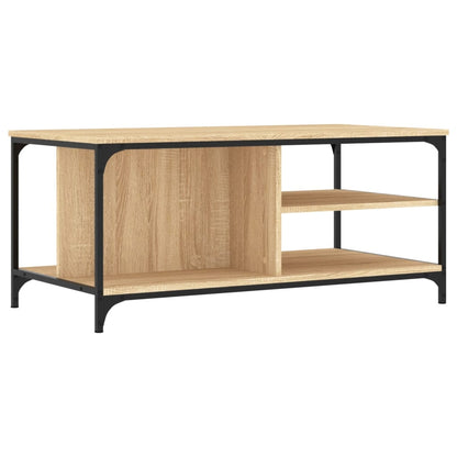 vidaXL Coffee Table Sonoma Oak 100x50x45 cm Engineered Wood 6