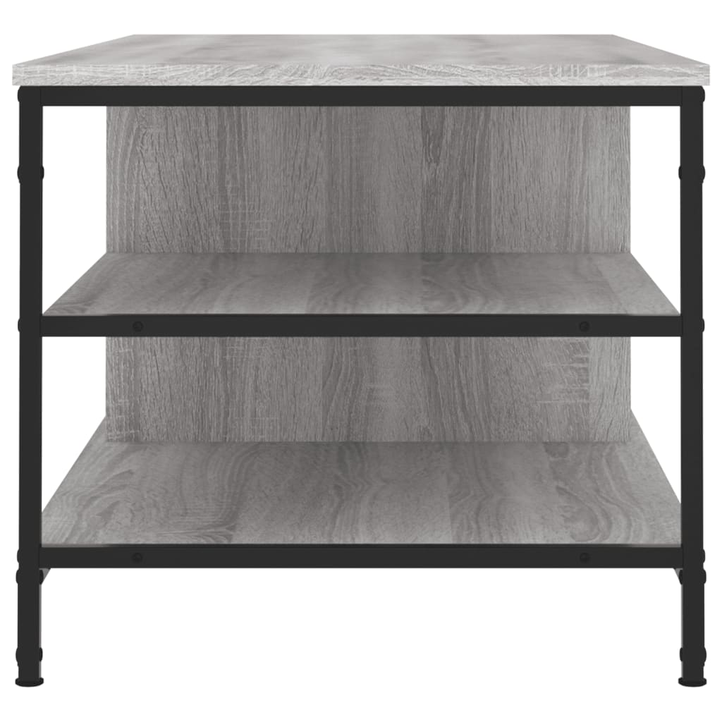 vidaXL Coffee Table Grey Sonoma 100x50x45 cm Engineered Wood 5