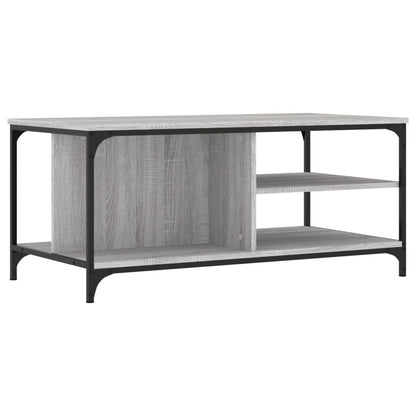 vidaXL Coffee Table Grey Sonoma 100x50x45 cm Engineered Wood 6